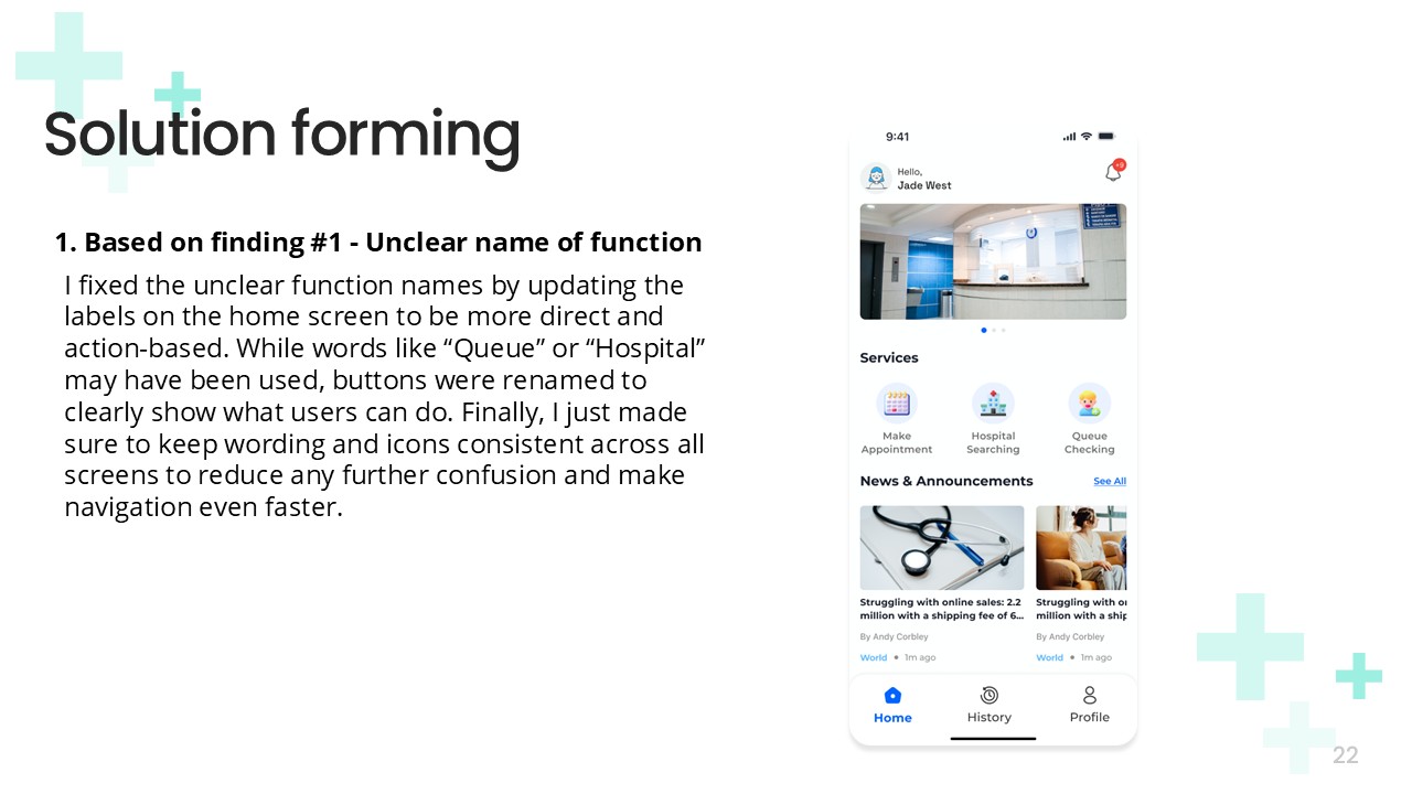 Hospital booking app design 22