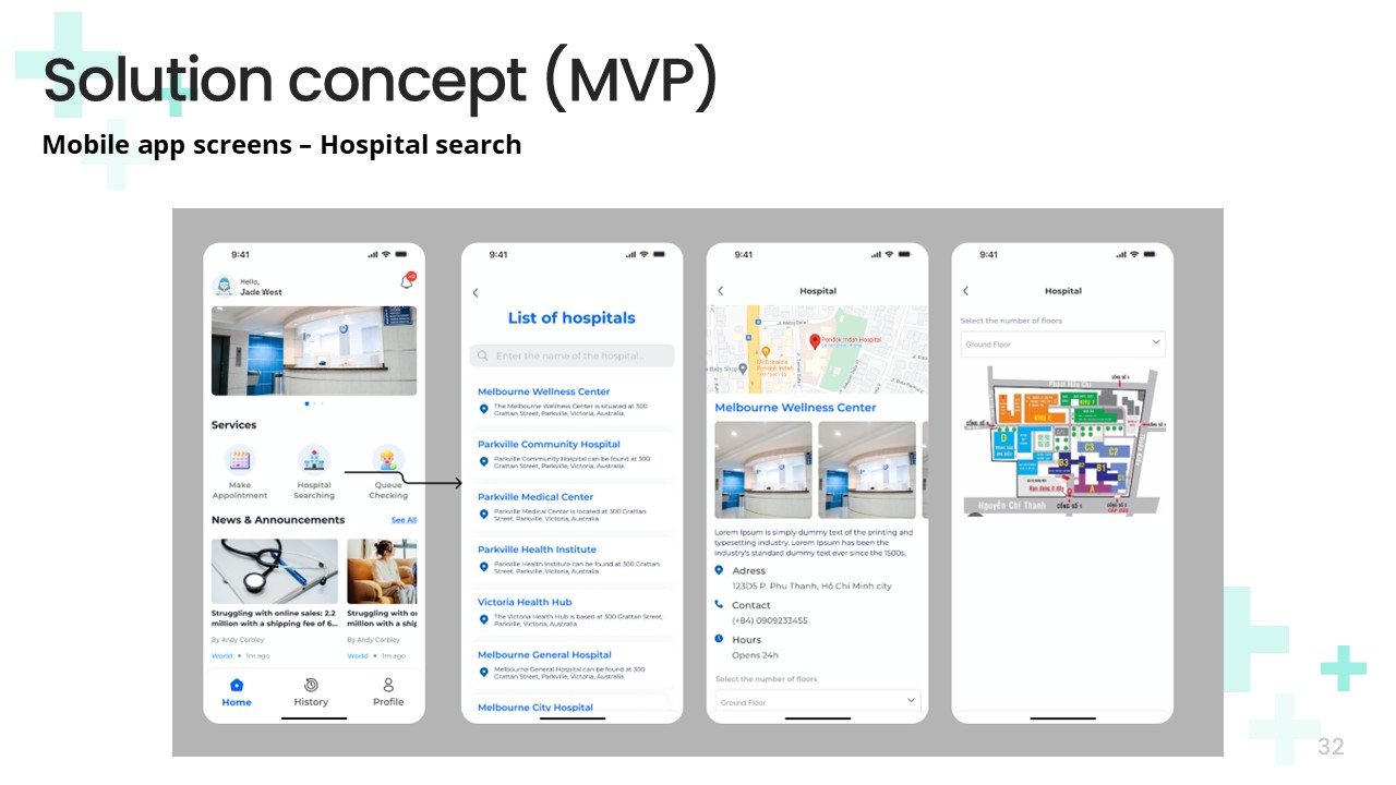 Hospital booking app design 32
